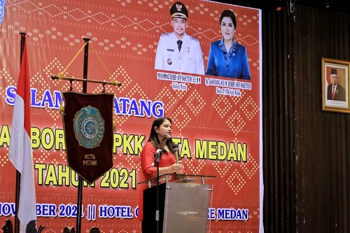 Plt Kadis Kominfo Medan Mansursyah, S.Sos., M.A.P Hadiri Jambore PKK Kota Medan Tahun 2021